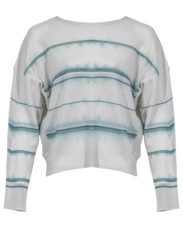 360 Cashmere - Azalea Cashmere Stripe Pullover