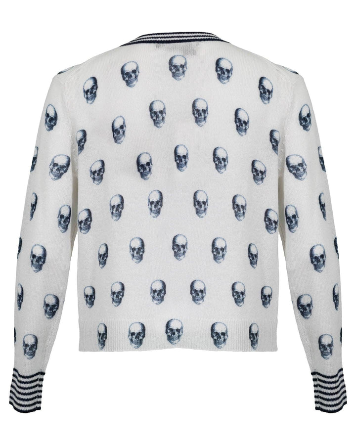 360 Cashmere - Flo Skull Cardigan