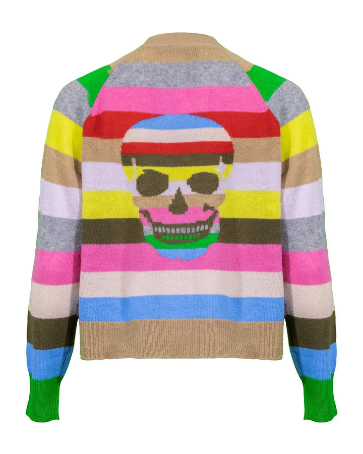 360 Cashmere - Stephanie Cashmere Skull Cardigan