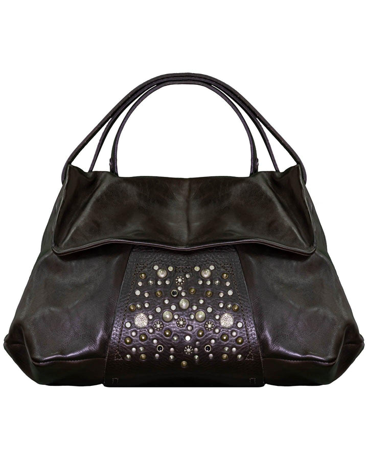 AS 98 - Leather Stud Detail Handbag
