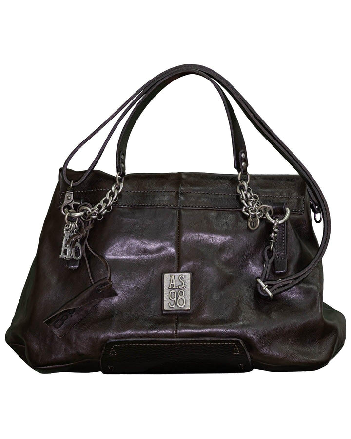 AS 98 - Leather Stud Detail Handbag