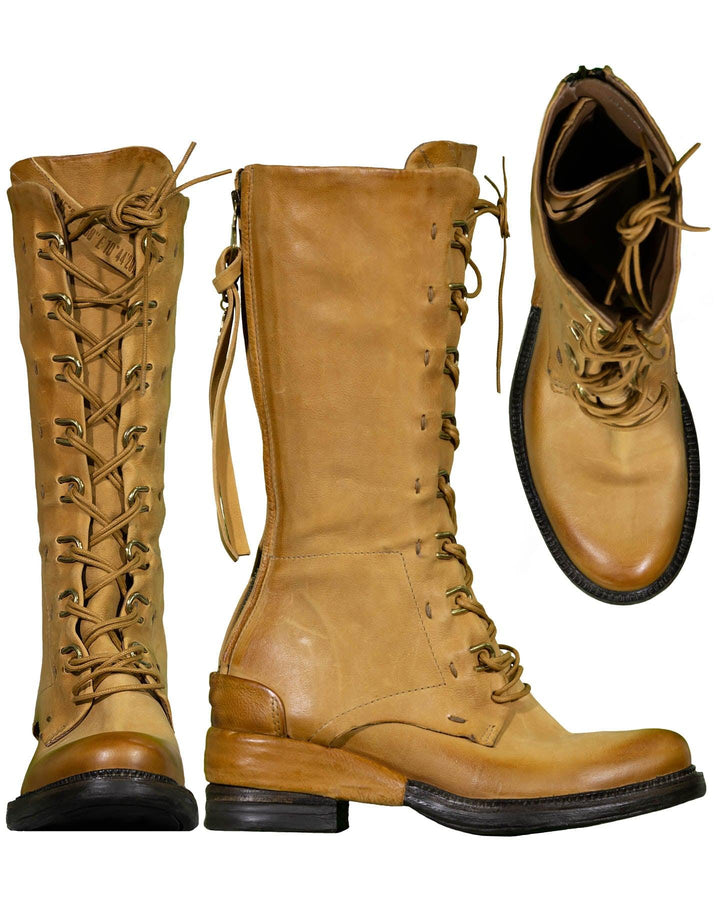 AS 98 - Steward Tall Lace Up Boot