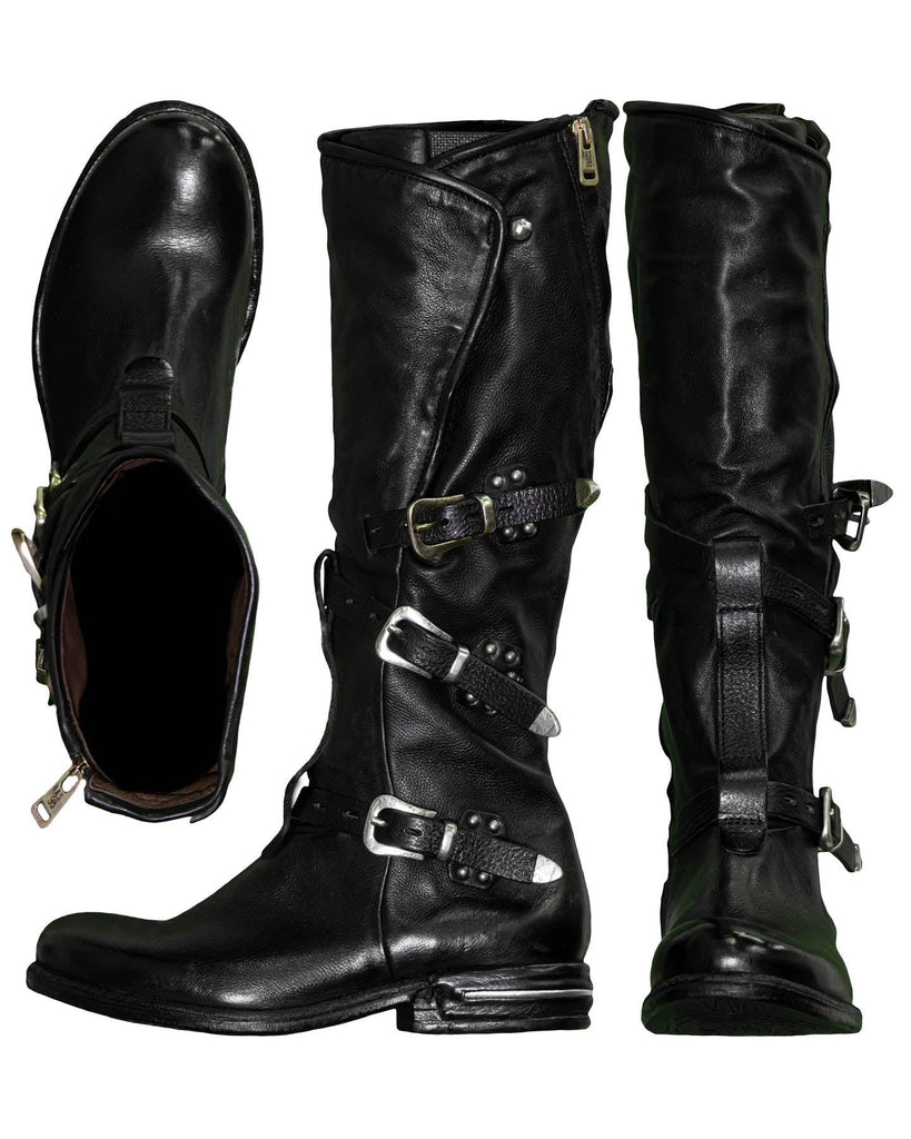 AS 98 - Strappy High Boot
