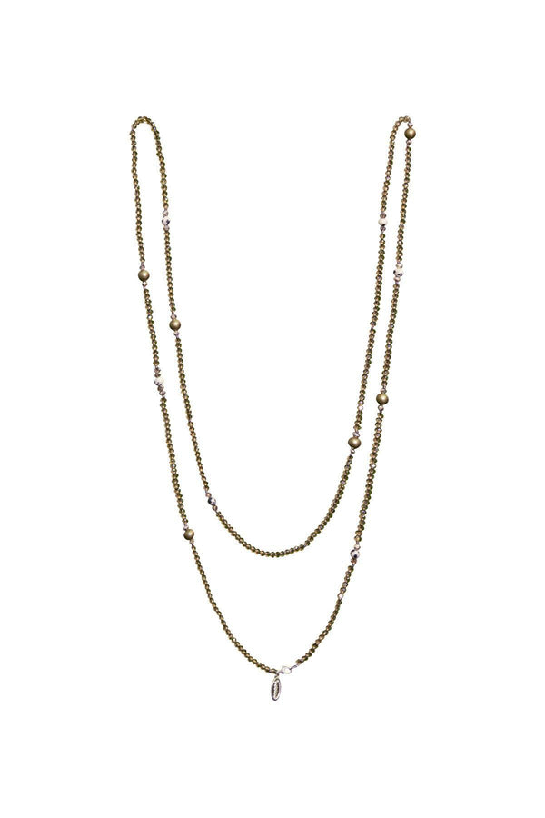 Beblue - Be Glamourous Necklace Smoky Quartz