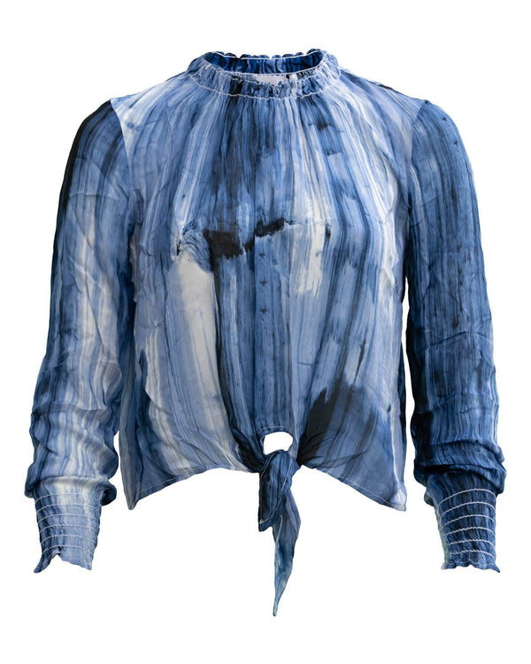 Bella Dahl - Smoked Tie Front Shirt