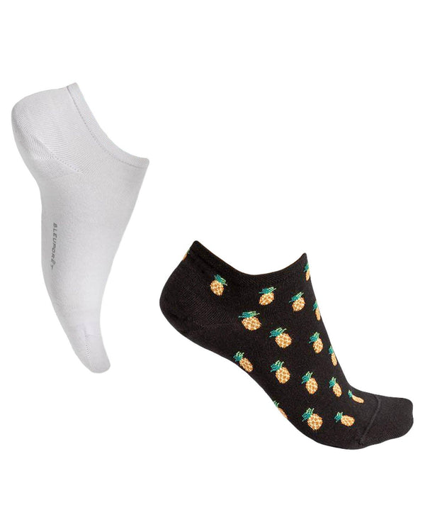 Bleu Foret - Pineapple Twin Pack Socks