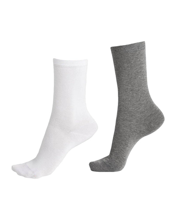 Bleu Foret - Twin Pack Cotton Socks