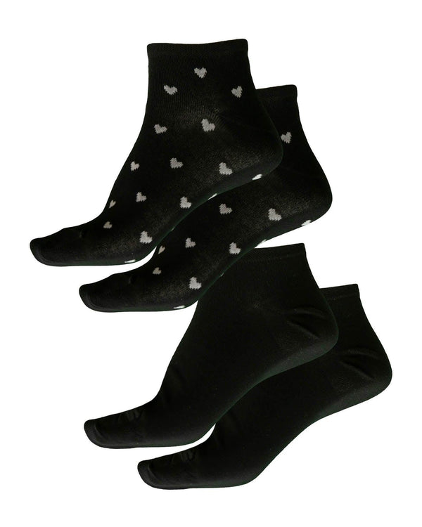 Bleu Foret - Twin-Pack Heart Cotton Mini