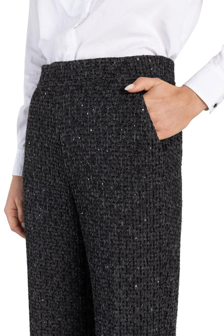 Cambio - Cambio Ava Sequin Wide Leg Tweed Pant