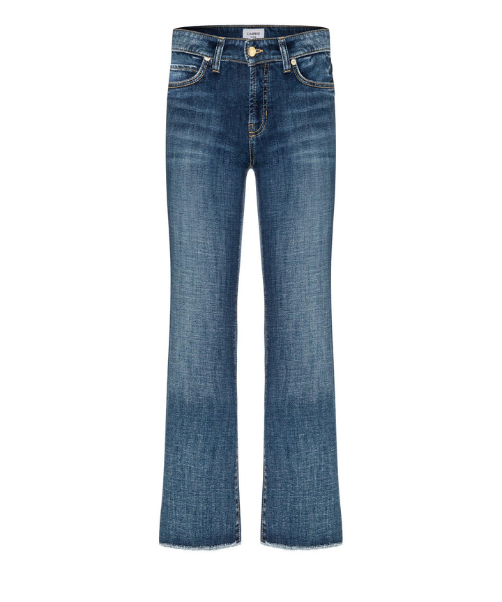 Cambio - Cambio Francesca Cropped Raw Edge Jeans