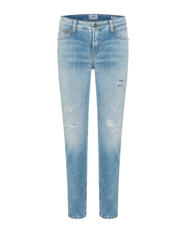 Cambio - Cambio Kerry Distressed Straight Leg Jeans