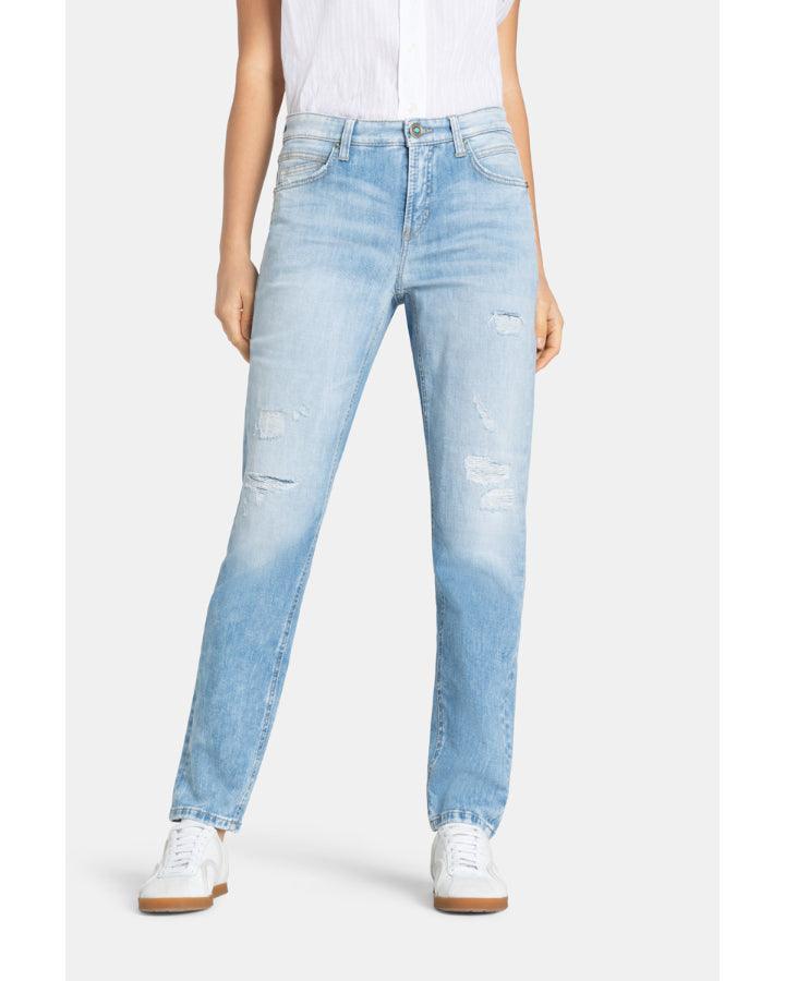 Cambio - Cambio Kerry Distressed Straight Leg Jeans