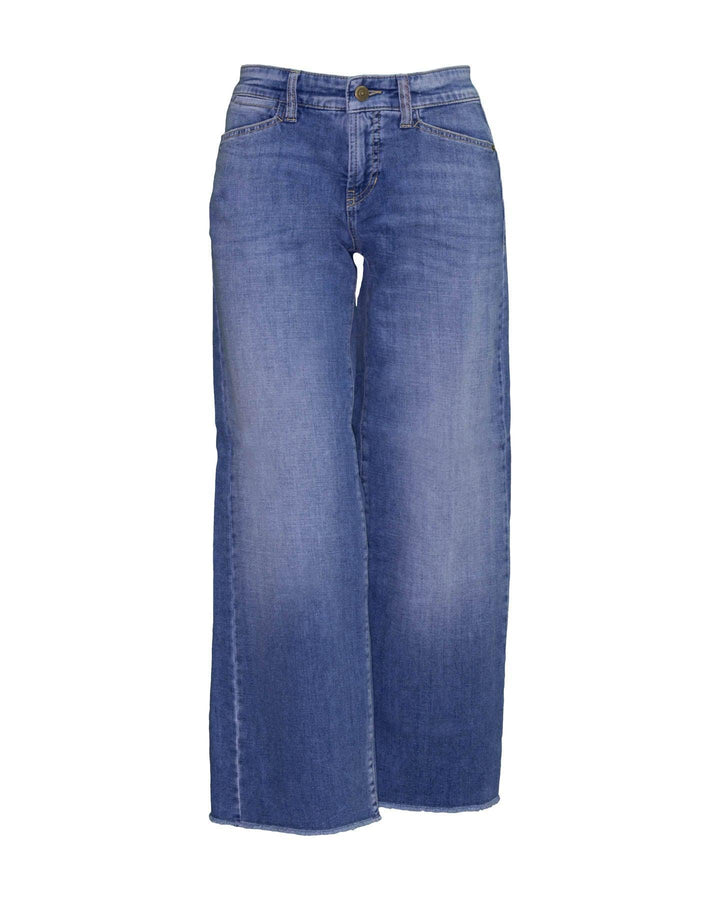 Cambio - Christie Crop Wide Leg Jeans