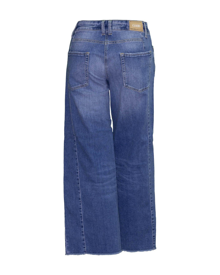 Cambio - Christie Crop Wide Leg Jeans