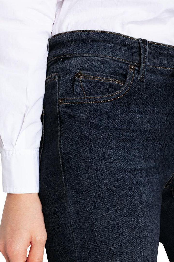 Cambio - Paris Flared Dark Denim Jeans