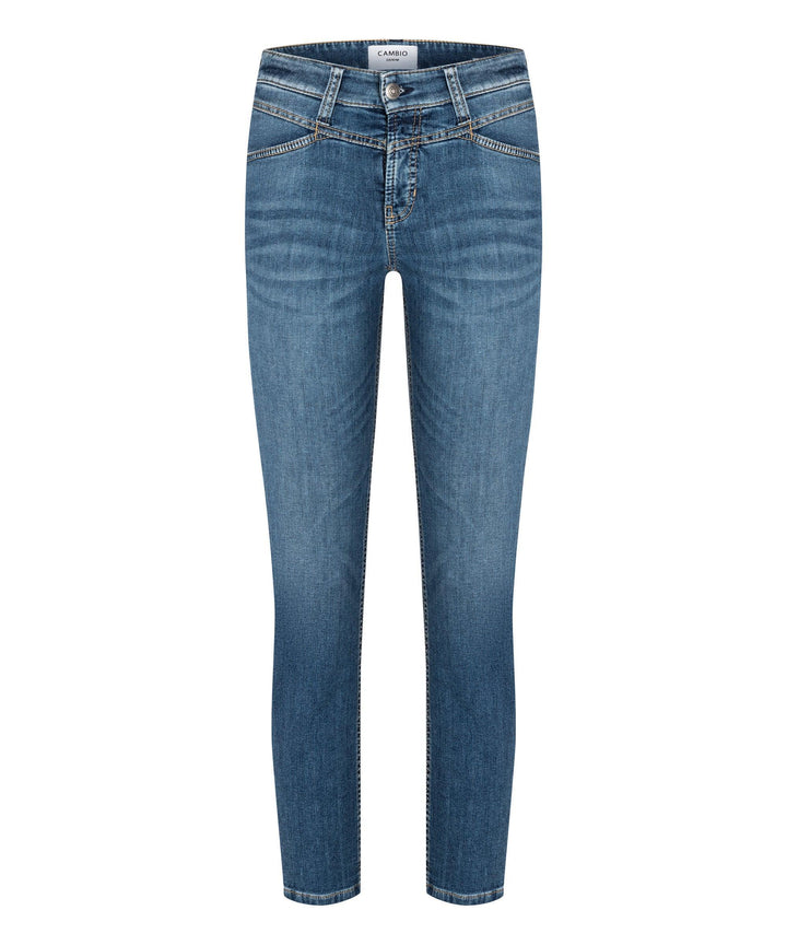 Cambio - Parla Seam Worn Denim Jeans