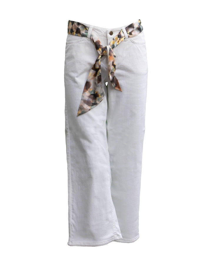 Cambio - Phillipa Crop Jeans White