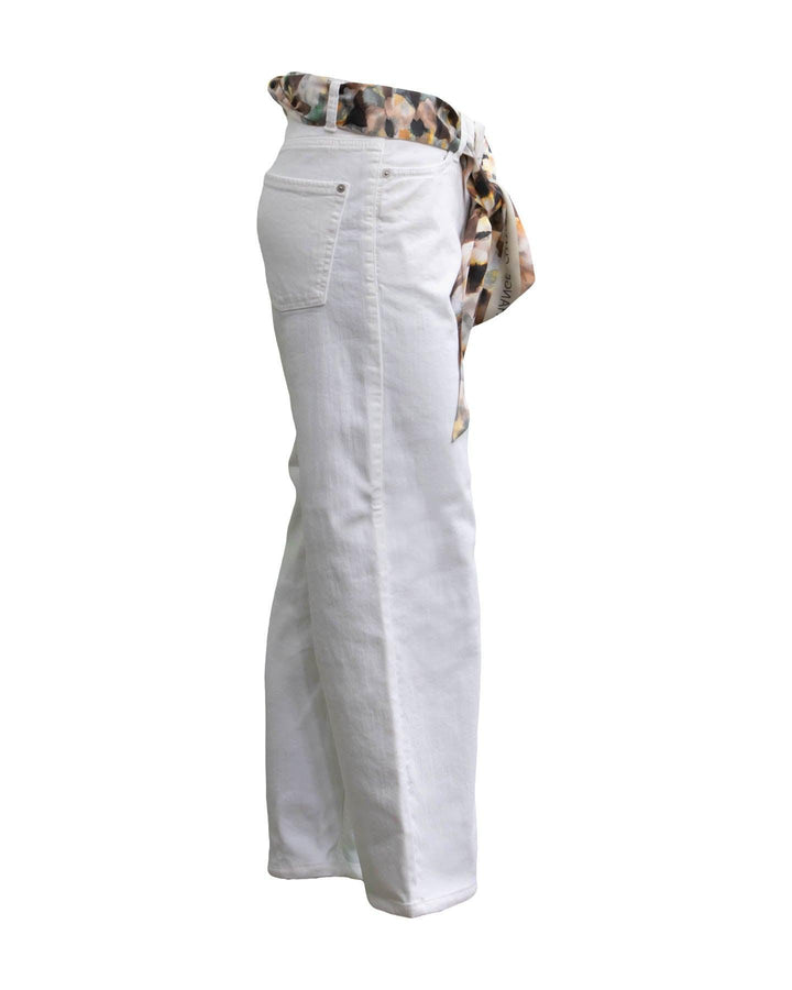 Cambio - Phillipa Crop Jeans White