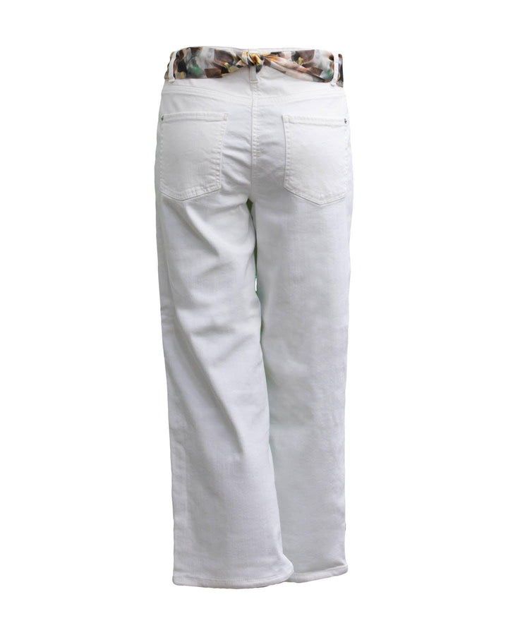Cambio - Phillipa Crop Jeans White