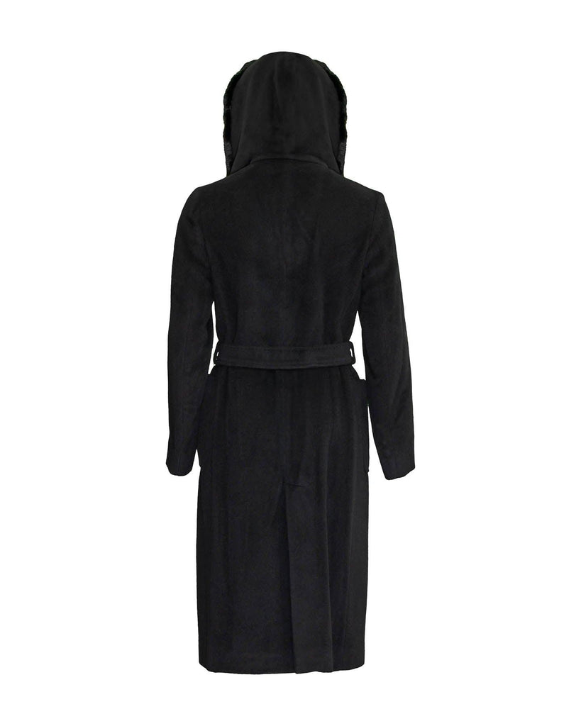 Cinzia Rocca - Long Hooded Coat Black