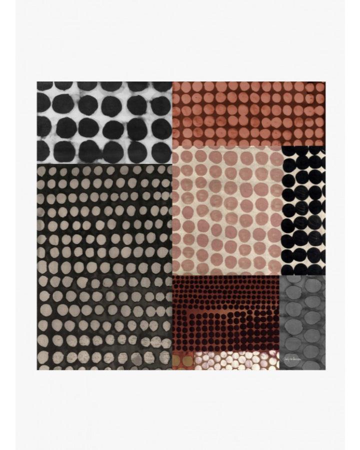 Cinzia Rocca - Modal Cashmere Square Multi Dot Scarf