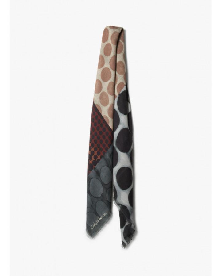 Cinzia Rocca - Modal Cashmere Square Multi Dot Scarf