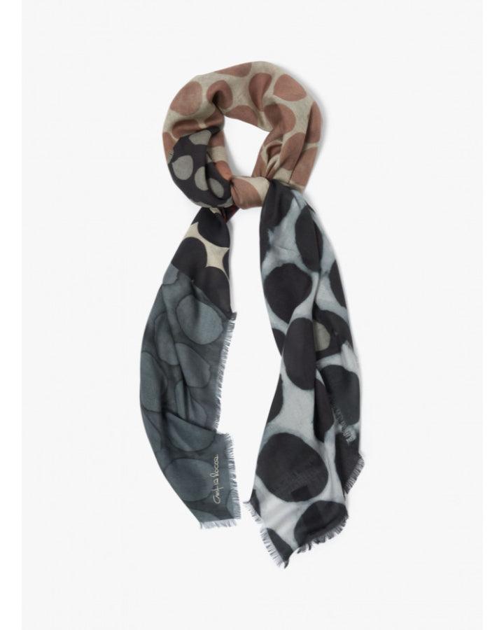 Cinzia Rocca - Modal Cashmere Square Multi Dot Scarf