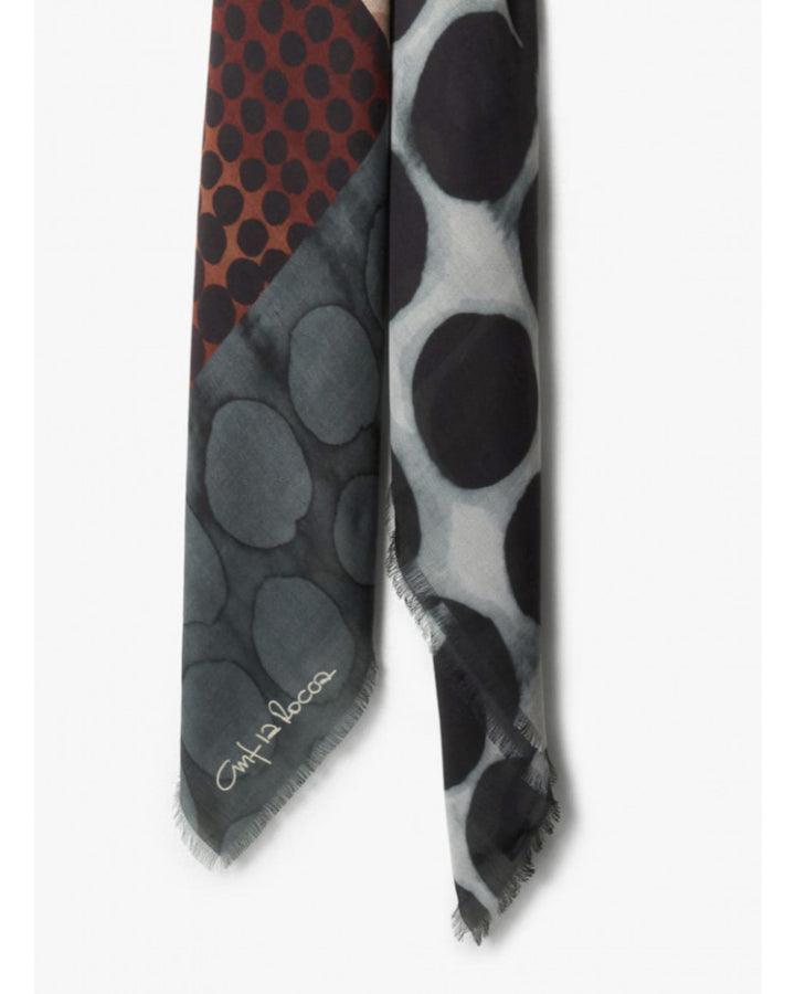 Cinzia Rocca - Modal Cashmere Square Multi Dot Scarf