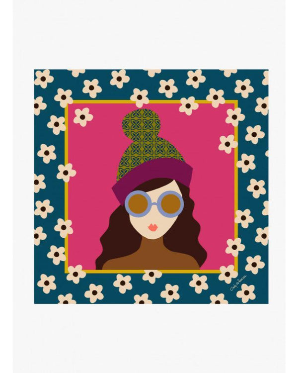 Cinzia Rocca - Silk Small Square Face Scarf