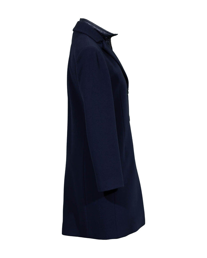 Cinzia Rocca - Wool Blend Bib Insert Coat