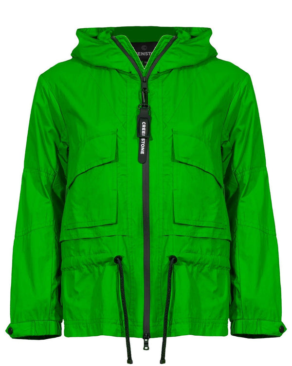 Creenstone - Didgital Green Windbreaker Coat