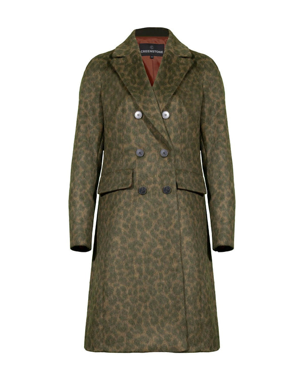 Creenstone - Leja Camo Leopard Wool Coat