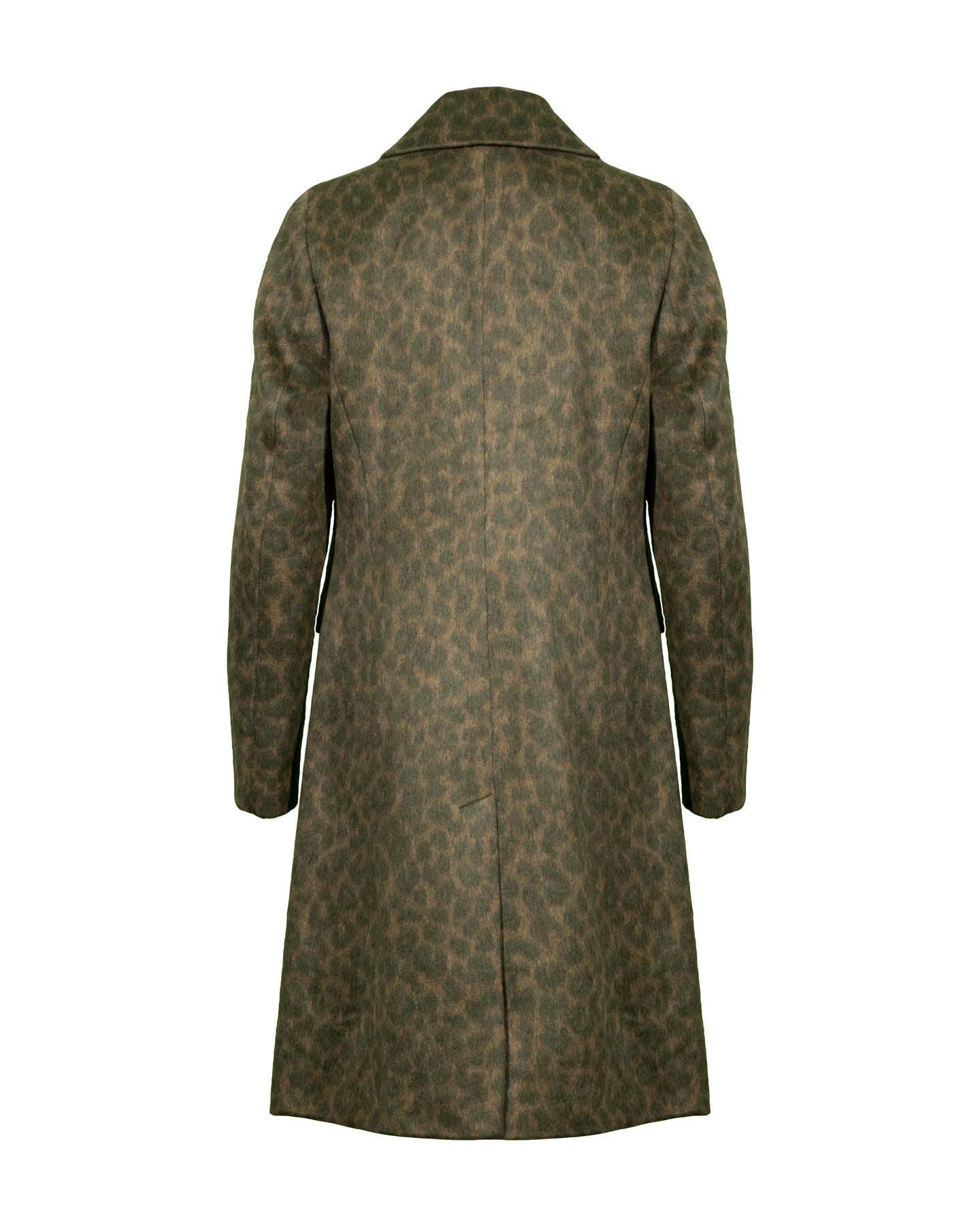 Shop leopard wool coat Factory Sale