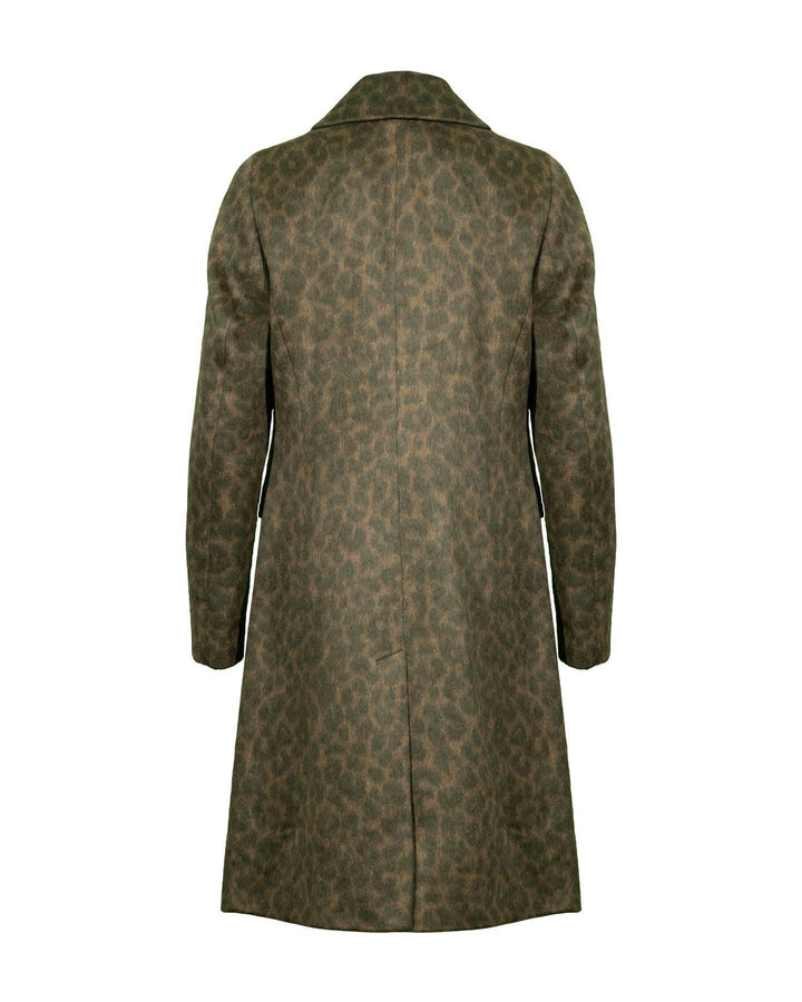 Creenstone - Leja Camo Leopard Wool Coat