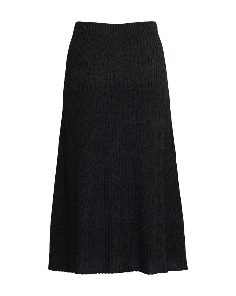 D-Exterior - A-Line Knit Midi Skirt