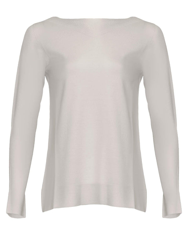 D-Exterior - Boatneck Tunic Ivory