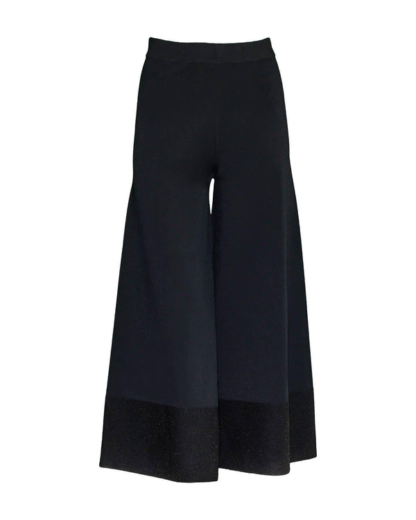 D-Exterior - Cropped Wide Leg Pants