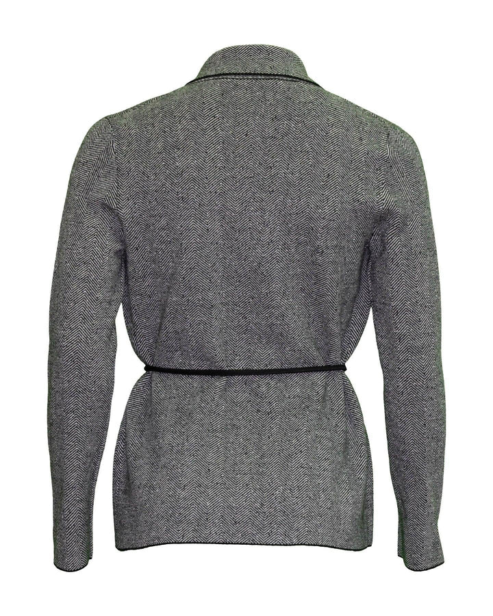 D-Exterior - Herringbone Knit Jacket