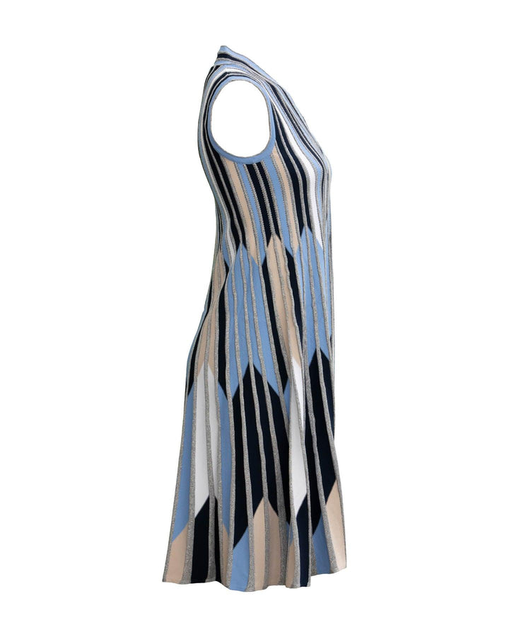 D-Exterior - Intarsia Knit Dress