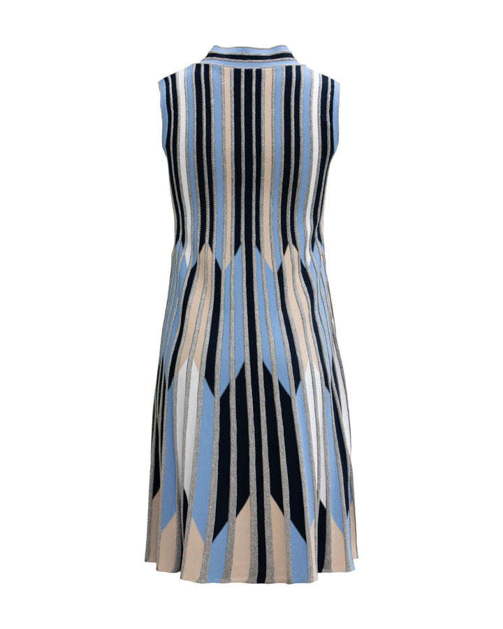 D-Exterior - Intarsia Knit Dress