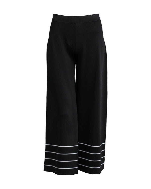 D-Exterior - Knit Wide Leg Pant