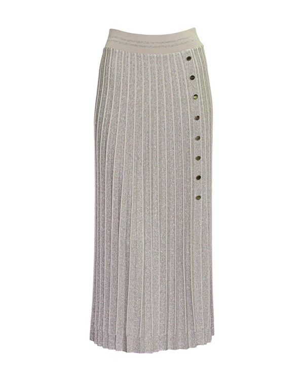 D-Exterior - Long Pleated Skirt