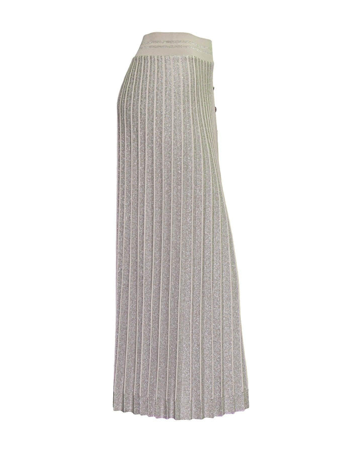 D-Exterior - Long Pleated Skirt
