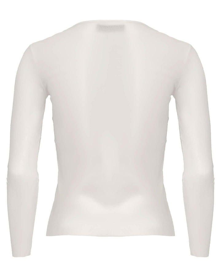 D-Exterior - Mesh Pullover Ivory