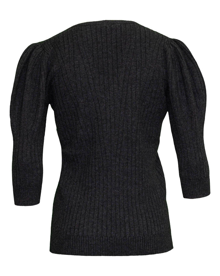 D-Exterior - Puff Sleeve Pullover