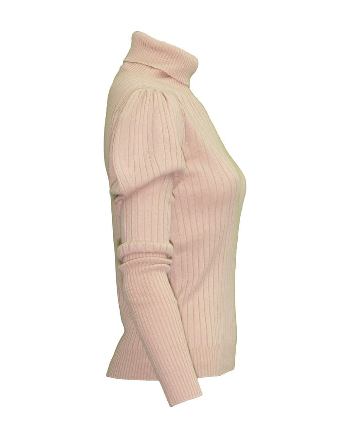 D-Exterior - Puff Sleeve Turtleneck