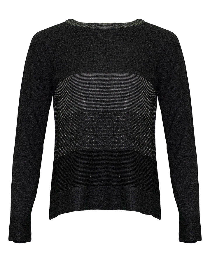 D-Exterior - Pullover with Lurex Antracite