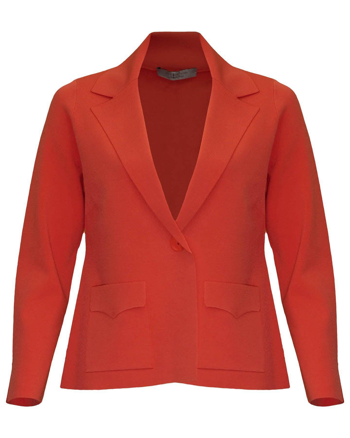 D-Exterior - Single Breast Jacket Red