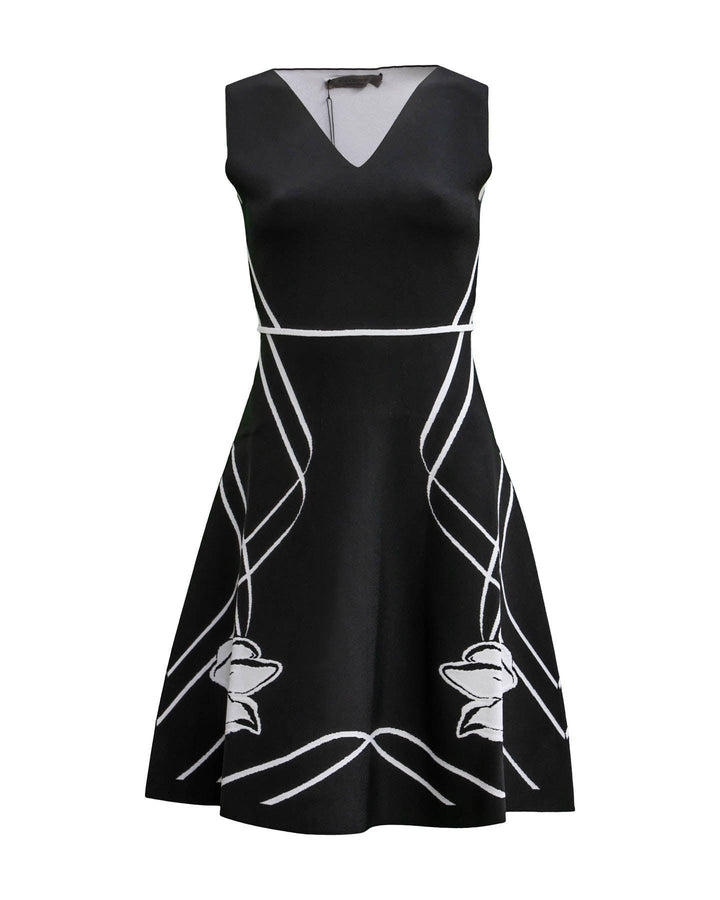 D-Exterior - V-neck Reversible Dress