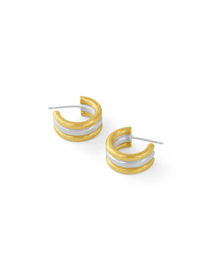 Dean Davidson - Linear Two Tone Mini Hoop